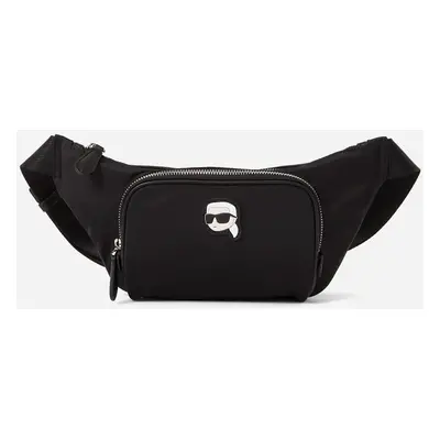 Ledvinka karl lagerfeld k/ikonik 2.0 nylon bumbag black