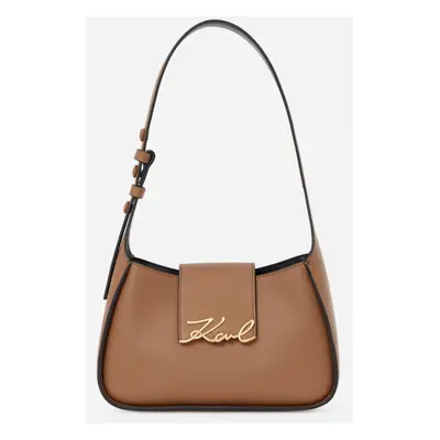 Kabelka karl lagerfeld k/signature sm shoulder bag terra