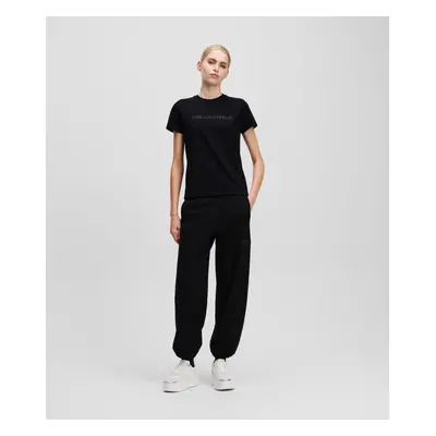 Tepláky karl lagerfeld commercial logo sweatpants black