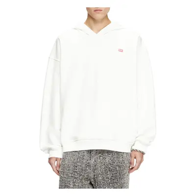 Mikina diesel s-boxt-hood-r11 sweat-shirt off white