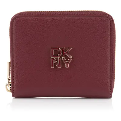 Peněženka dkny bushwick sm zip arou burgundy