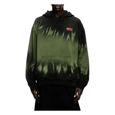 Mikina diesel s-boxt-hood-r2 sweat-shirt green