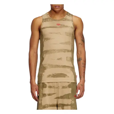 Tričko diesel t-lifty-bleeding-dd tank top olive night