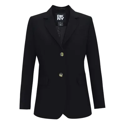 Blejzr dkny single breast blazer black