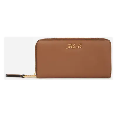 Peněženka karl lagerfeld k/signature continental wallet terra