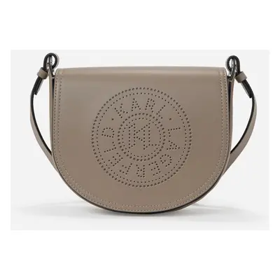 Kabelka karl lagerfeld k/circle saddle perforated ash grey