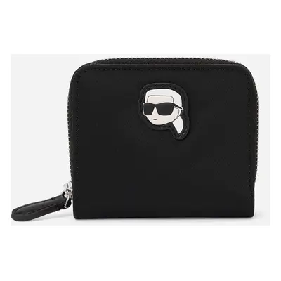 Peněženka karl lagerfeld ikon nylon md bfd wllt black