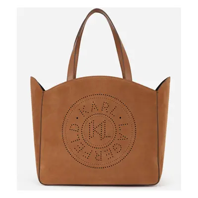 Kabelka karl lagerfeld k/circle sp md suede tote terra