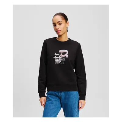 Mikina karl lagerfeld ikon rs duo sweatshirt black