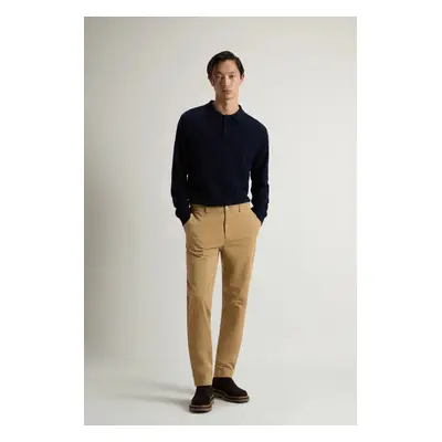 Kalhoty woolrich classic chino pant gold khaki