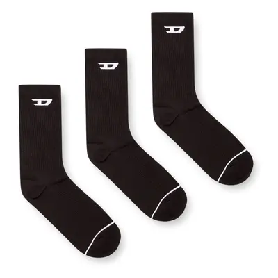 Ponožky diesel skm-d-crew-light-socks socks black5