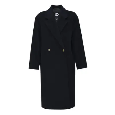 Kabát donna karan wool coat black