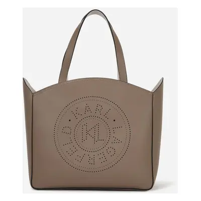 Kabelka karl lagerfeld k/circle md tote perforated ash grey