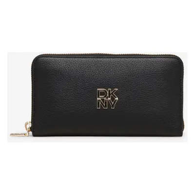 Peněženka dkny bushwick large zip a blk/gold