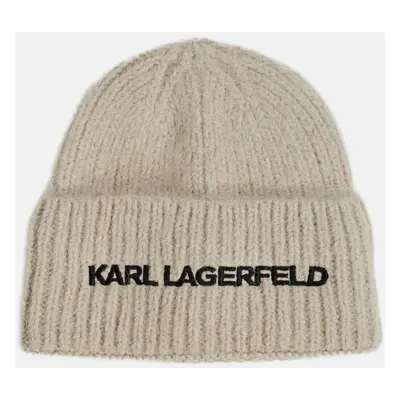 Čepice karl lagerfeld k/essential beanie cement