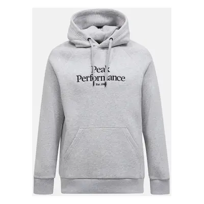 Mikina peak performance m original hood med grey mel