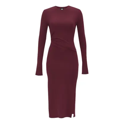 Šaty dkny 115cm knit dress burgundy