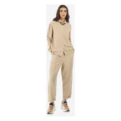 Kalhoty la martina woman trousers oxford viscoli tidal foam