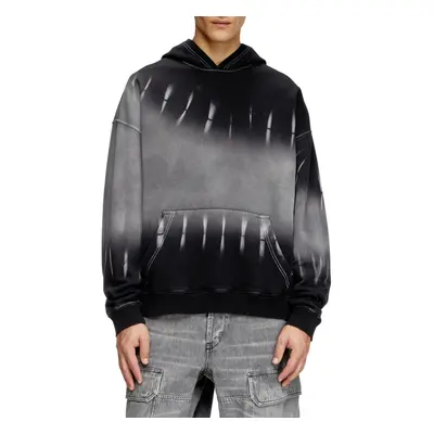 Mikina diesel s-boxt-hood-r2 sweat-shirt black