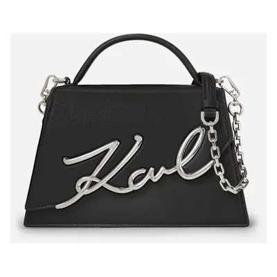 Crossbody karl lagerfeld k/signature 2.0 md crossbody black/nickel