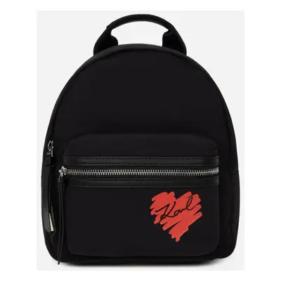 Batoh karl lagerfeld k/hearts sm backpack black