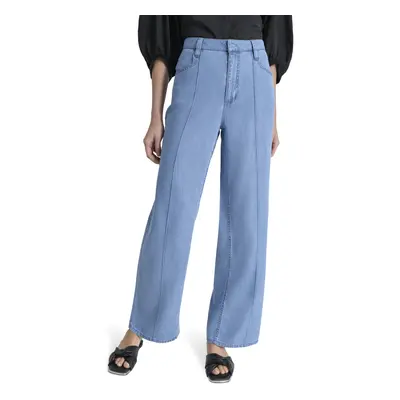 Džíny dkny wide leg tencel jean montauk wash