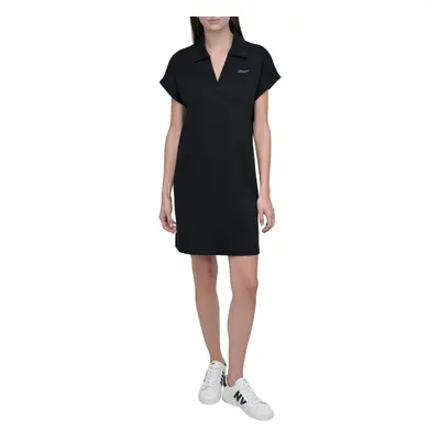 Šaty dkny mini stud lg ss dres black