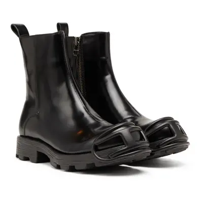 Kotníková obuv diesel hammer d-hammer bt zip d boots black