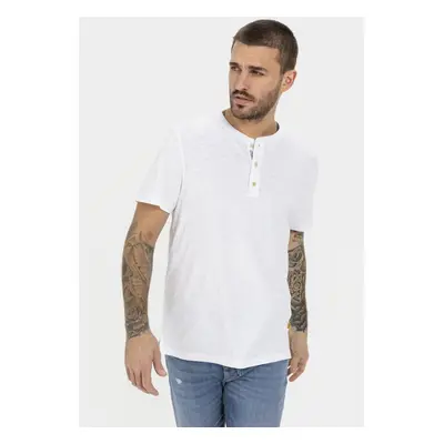 Tričko camel active nos henley 1/2 white