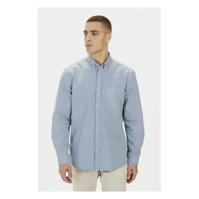 Košile camel active longsleeve shirt smoke blue