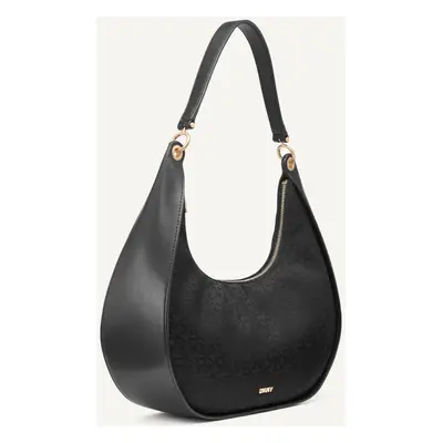 Taška dkny abby lg hobo blk/wht