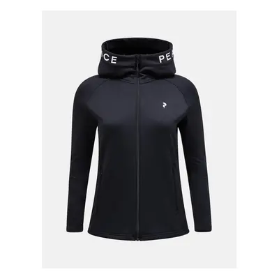 Mikina peak performance w rider zip hood black