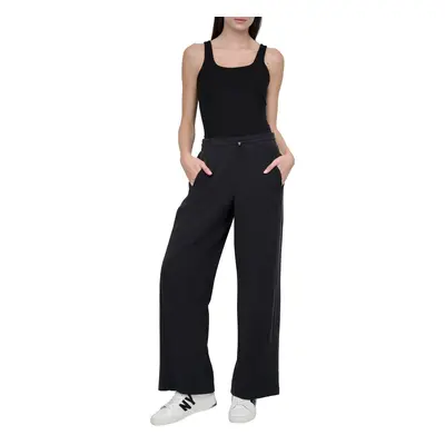 Kalhoty dkny highline rib hw pant black