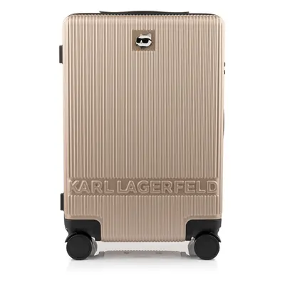 Kufr karl lagerfeld k/ikonik 2.0 chou hard trolley champagne