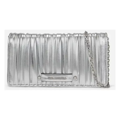 Peněženka karl lagerfeld k/kushion crossbody wallet silver