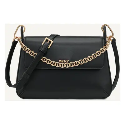 Taška dkny belen flap crossbody blk/gold