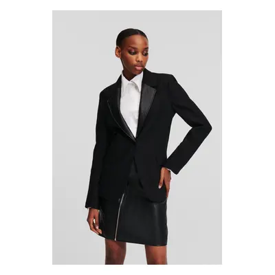 Blejzr karl lagerfeld tailored blazer black