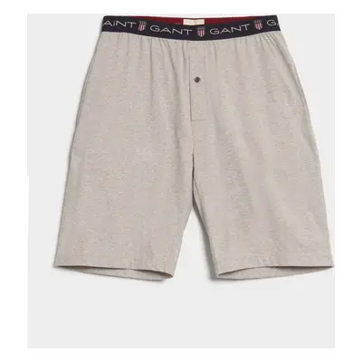 Pyžamové šortky gant shield pajama shorts light grey melange