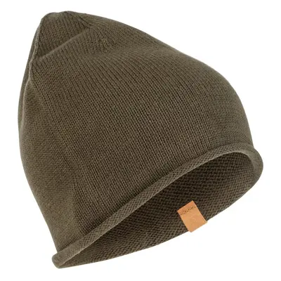 Čepice camel active beanie dark khaki check