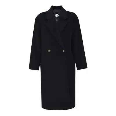 Kabát dkny wool coat black