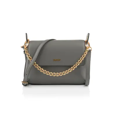 Taška dkny belen flap crossbody dark grey