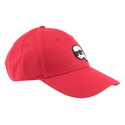 Kšiltovka karl lagerfeld ikon cap scarlet sage