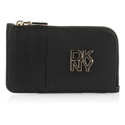 Peněženka dkny bushwick zip card ho blk/gold