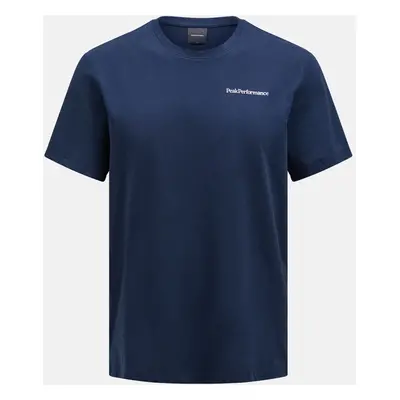 Tričko peak performance m explore logo tee blue shadow