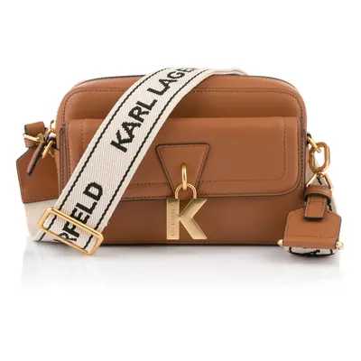 Crossbody karl lagerfeld k/lock camerabag sudan brown