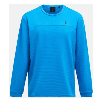 Mikina peak performance trail polartec crew brilliant blue