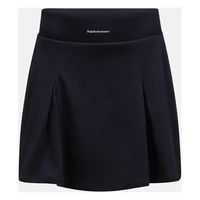 Sukně peak performance w pleated skirt black