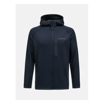 Mikina peak performance m light zip hood black