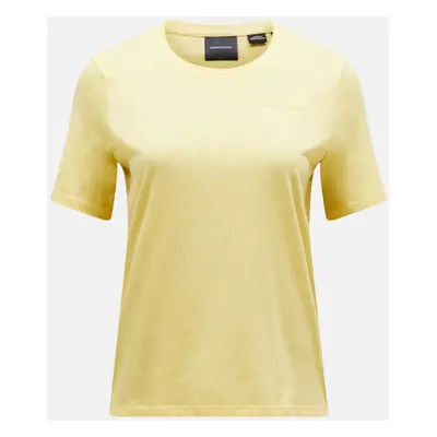 Tričko peak performance w explore logo tee mellow yellow