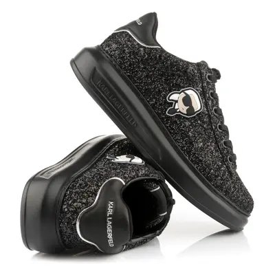 Tenisky karl lagerfeld kapri karl nft lo lace black glitter mono